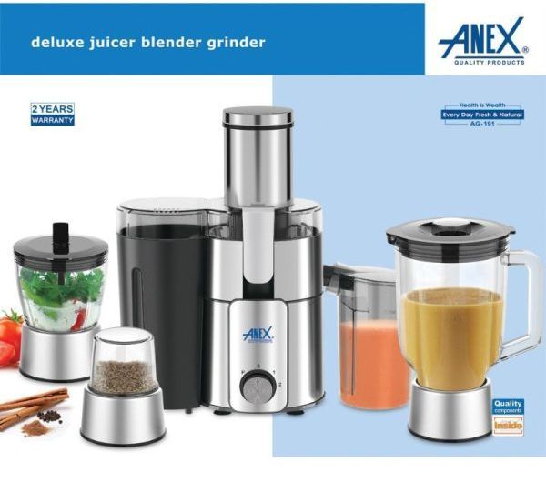 Anex Ag-191 Deluxe 4 in 1 Juicer Blender Wet & Dry Grinder