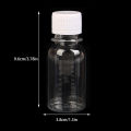 5Pcs 60ML Small Plastic Bottles Ginger Shot Bottles With Caps Mini Juice Bottles Reusable Liquid Bottle Container Leak Proof. 