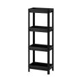 IKEA 3 Layer Shelf Unit, Black | White. 