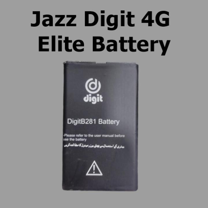Jazz Digit 4G Elite Phone Battery Replacement Digit B281 with 2000mAh Capacity-Black