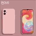 Lenuo For Samsung Galaxy A04 Back Cover Luxury Original Square Liquid Silicone Phone Case Thin Soft Candy Casing. 