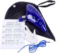 ZETONG Legend of Zelda Ocarina 12 Hole Alto C with Textbook and Protective Bag, Perfect for Beginners and Professional Performance. 