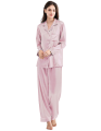 Women’s Silk Satin Nightwear Set – Multiple Colors | Luxury Sleepwear Satin Nightwear, Women’s Silk Pajamas, Pink Nightwear Set, Green Satin Pajamas, Red Luxury Sleepwear, Mehroon Nightwear, Grey Silk Pajamas, Black Satin Sleepwear, Comfortable Night Suit. 