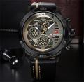 Mens Watches Top Brand Luxury Waterproof 24 hour Date Quartz Watch Man Leather Sport. 