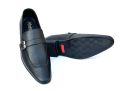Pure Leather Handmade Shoes For Men - Color Black. 