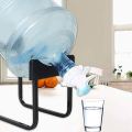 Water Dispenser Stand, Portable Stainless Steel Water Jug Stand  Water Bottle Stand Rack with Water Spouts Dispenser. 
