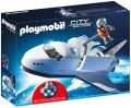 Playmobil 6196 City Action Space Shuttle with Light-up Boosters. 