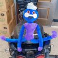 BIG BLUE CAT DOLL LONG LEGGED MOM POPPY PLAYTIME TOY BOBBI GRANDPA GRANDMA PLUSH DOLL. 