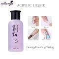 Monja 7Pcs/Set Acrylic Nail Art Set, Clear Pink Acrylic Nail Powder Set Polymer Nail Powder With Acrylic Liquid, 58 ML Liquid Monomer Nail Extension Tool Set,  With Nail Brush, Nail Form,  Glass and DIY Nail Art Tool Beginner Nail Acrylic Extension Set. 