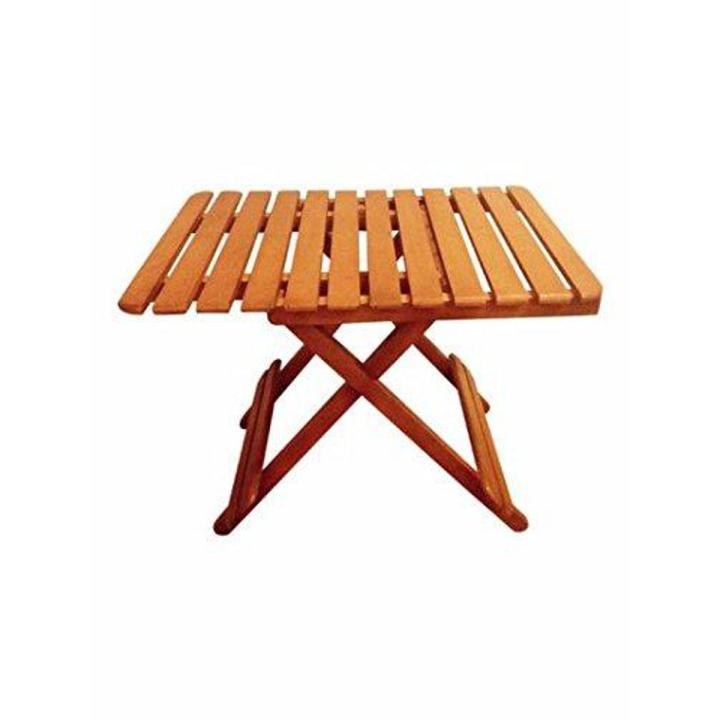 Wooden Folding Table Serving Outdoor Garden table