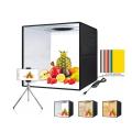 MAAOZ New 40 to 80 cm Photo Studio Box Photography Backdrop Portable Softbox LED Light Photo Box Fold Photo Studio Soft Box. 