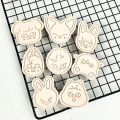 Kpop idol Stray Kids Cookie Cutter Kawaii Biscuit Mould Cartoon Cookie Cutter SKZ 3D Pressable Cake Decorag Tool. 