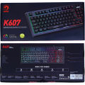 Marvo Scorpion K607 Membrane Gaming Keyboard With 3 RGB Lighting Effects. 