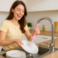 2 in 1 Silicone Kitchen Shower Splash Faucet Water-saving Filter Shower Water Rotating Spray Regulator Tap Water Filter Valve for Kitchen Bathroom Accessories. 