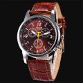 Luxury Fashion Crocodile Faux Leather Mens Analog Watch Wrist Watches BW. 
