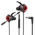 G20 Wired 3.5mm Plug Dynamic Gaming Earphones with Microphone for Phones/PC For Most Phones Tablets MP3 MP4. 