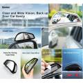 BASEUS Large View OF Blind Spot AND Reversing Auxiliary Mirrors / Rear View Mirror CAR MOUNT 2Pcs/Pair - WHITE. 