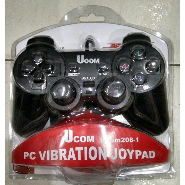 UCOM - USB PC VIBRATION JOYPAD - Wired Gaming Controller For PC / LAPTOP - (UCOM 208-1) (Daraz Like New)