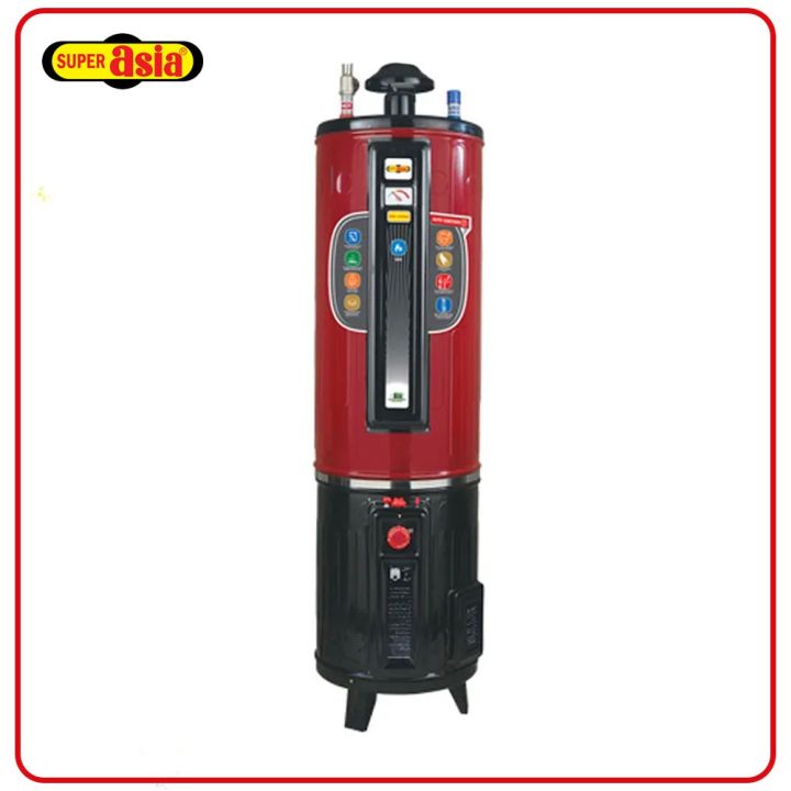 Super Asia GEH-735 Ai Storage Gas Geyser Auto Ignition Electric+Gas With Conical Baffles