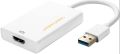 CableCreation USB 3.0 to VGA Adapter (DisplayLink Chipset), VGA to USB External Video Card Support 1080P Compatible with Windows 10/8.1/8/7, macOS, Mac OS X. 