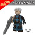 Green Cat Robokill Wolverine Minifigures Spiderman Deadpool Harley Quinn Building Blocks Avengers Kids Lego Toys. 