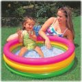 Intex 57107 Sunset Glow Baby Pool For Kids (Size 24”/8.5”) Swimming Pool. 