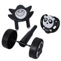 Little Star Cute Panda Face Ride on Car with Under Seat Storage, Push Car For Toddlers with Melody Horn & Flash Light Steering, Baby Cartoon Car Four Wheel Buggy Suitable for 1 year and above children for both Outdoor & Indoor Fun Play & Development. 