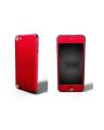 APPLE IPOD TOUCH 5 Red Carbon Fiber Texture Skin. 