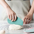 Cooking Scraper Round Edge Ergonomic Multi-use Dough Cutter. 