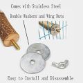 Parrot Perch,Natural Wood Parrot Stand, Bird Cage Accessories Play Stand Platform,Budgie Bird Perches Stick Grinding Chew Toys for Cockatiel,Finches. 