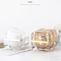 ABS Acrylic bottle High-quality Acrylic Golden/White Cosmetic packaging bottles Face bottles for Skincare routine Beauty. 