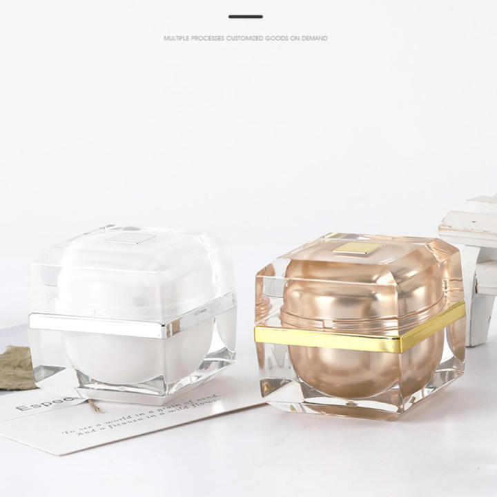 ABS Acrylic bottle High-quality Acrylic Golden/White Cosmetic packaging bottles Face bottles for Skincare routine Beauty