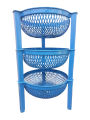 vegetable rack 3 layer storage - Plastic Rack for multi purpose, Good quality plastic 3 layer rack for storage and kitchen organization. 