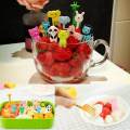 RHS Online 10PCS Animals Food Picks And Forks Lovely Fruit Picks Bento Party Decoration. 
