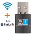 150Mbps USB WiFi Bluetooth Adapter 2in1 Dongle 2.4G WiFi Network card Wireless Wlan Receiver Driver Free For PC Laptop WIN 8/10 - USB WiFi Bluetooth Adapter – Wi-Fi Receiver & Wireless Bluetooth 2-in-1 Dongle | Wifi Dongle | Bluetooth Dongle | 2 in 1. 
