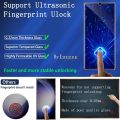 IMBZBK [4+4 Pack] UV for samsung galaxy S23 Ultra Screen Protector Tempered Glass Accessories 4 Pack UV Glass with 4 Pack camera lens Protector samsung S23 Ultra Case Friendly Fingerprint suitable. 