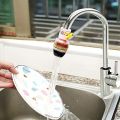 Faucet Water Filter Purifier Kitchen Tap Filtration Activated Carbon Removes Chlorine Fluoride Heavy Metals Hard Water Softener Water Tap Filter. 