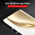 Biruiqu 2Pcs For Honor 200 9H 2.5D Full Cover Tempered Glass Screen Protector Film Black. 