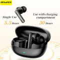 Awei T88 True Wireless Bluetooth Earphone 10mm Moving Coil Super Bass Spatial Sound Effects Earbuds 30 Hours Of Playback Time Ergonomic Design Gaming Headset. 