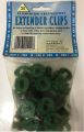 Gardman Aluminium Greenhouse Extender Clips for Insulation Shading 25 Clips Pack (Made in UK). 