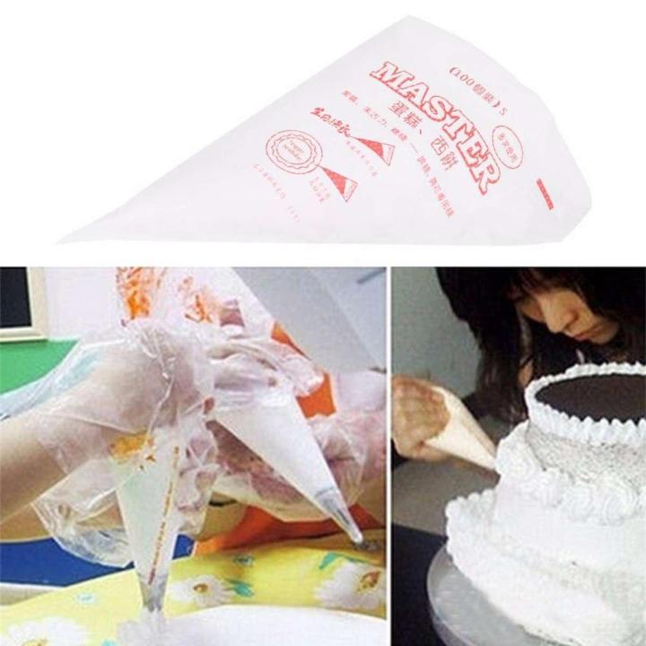 10Pcs Disposable Cream Pastry Cake Icing Piping Decor Bags Baking Tool