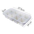 Big Size Ice Cubes Silicone Tray 8 Cavity. 
