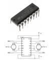 1pcs L293D Dual H Bridge stepper Motor driver IC DIP. 