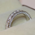 Wedding Ring Inlaid Exquisite Inlaid Women Accessory Jewelry. 