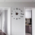 Wall Clock 3D Wooden Watch DIY Design Decoration Quartz Dots For Home Living Room And Offices And For Gifts. 
