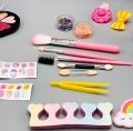 Make Up Toy for Kid Pretend Play Makeup Set Safety Non-toxic Makeup Kit Toy for Girls Mermaid 2in1 Realistic Beauty Makeup Jewelry Bag Very High Quality Glitter Skin Kids Beauty Bag with Many Accessories Nail Art Kids Makeup & Jewelry Perfect For Gifting. 