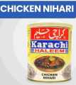 Karachi Haleem food tin packs (chicken haleem , chicken biryani , chicken nihari, chicken Qorma, Murg choolay , achar ghosht etc) small pack 435 grams. 