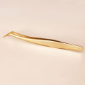 Killer Bzzo Professional Gold Tweezers Lash Extension Volume Eyelash Tweezers Bulk For Makeup Tools Lashes Accessories. 