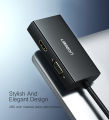 UGREEN 20418 Mini DisplayPort Thunderbolt 2 to HDMI DVI VGA Adapter 4K Resolution Converter Video 3 in 1 Adapter Cable. 