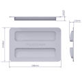 Toaster Dust Cover Silicone Toaster Cover Keep Bread Crispy Top Appliance Accessory for Sandwich Bread Machines. 